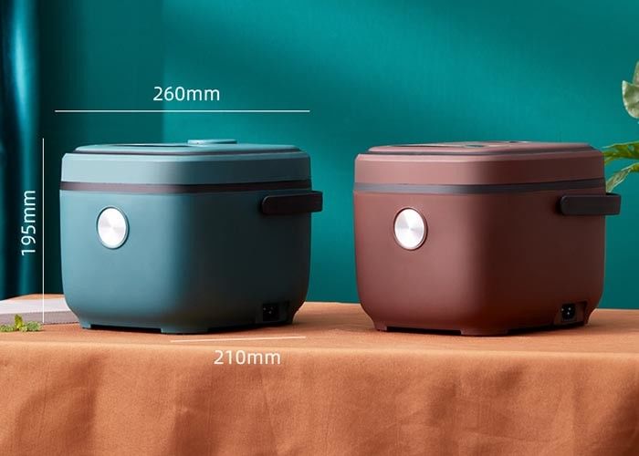 2.5L多炊事道具2.6qt 26x21x19.5cm 2から3人のマイクロコンピューターのタイプ