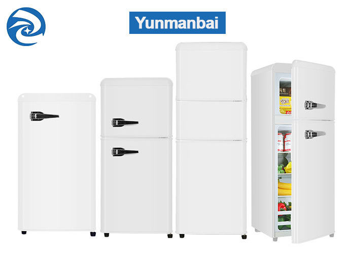 フリーザーが付いている75L 90L 118Lのレトロの白い小型冷却装置2.6 Cu ft
