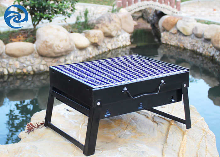 35cm×27cm×20cmのステンレス鋼の携帯用折りたたみBBQ