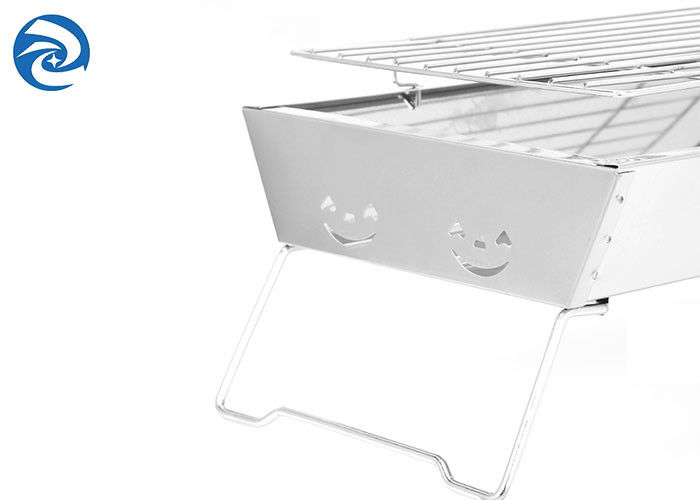SS403携帯用ステンレス鋼のグリル17.7 &quot; x9 &quot; x2.4」2から4の人